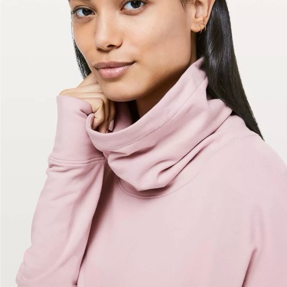 Lululemon Go Forward Pullover‎ Porcelain Pink - size 10 - Picture 2 of 9